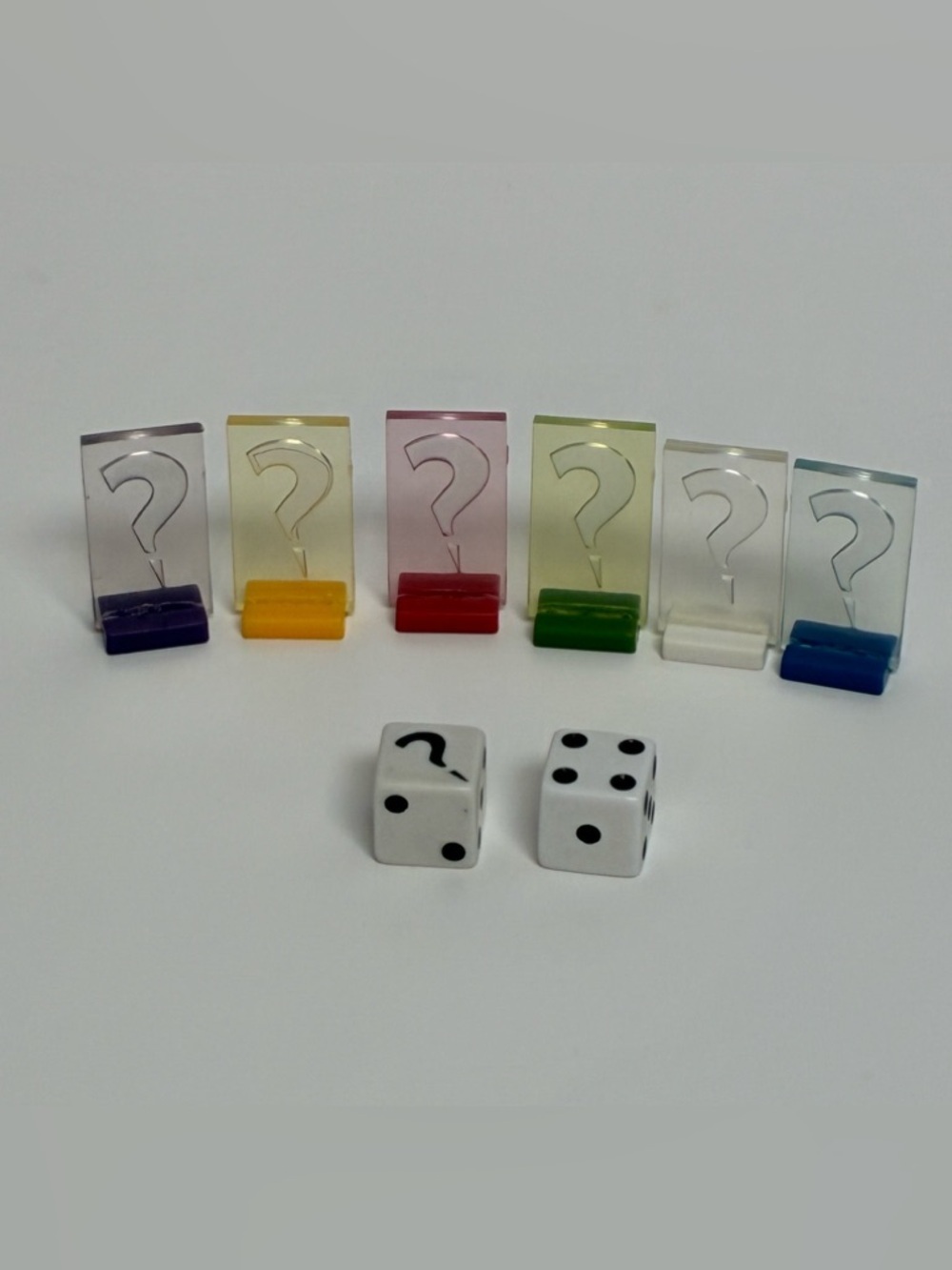 CLUE Discover the Secrets 2008 Replacement Set of 6 MOVERS 2 DICE
